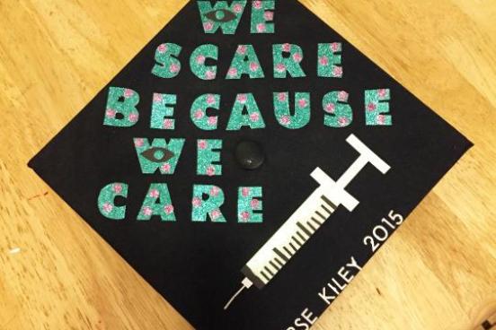 Grad Cap Decorated